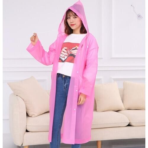 Womens Raincoat PEVA Woman raincoat man Poncho waterproof female rain coat men Waterproof Hooded Rain Coat