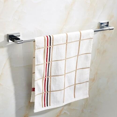 SARIHOSY Wall-Mounted Towel Bar Bright Chromium 23-3/5 Inches 201-1-NI