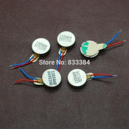 TOP QUALITY !! 50pcs 1.5-5v 30-100mA micro Cion vibration motor Stainless steel case massager vibration motor