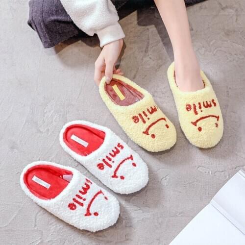 Women Indoor Slippers Warm Plush Home Slipper Anti Slip Autumn Winter Shoes Woman House Floor Slippers Soft And Comfortable