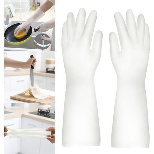Newly 1 Pair Dish Washing Gloves Odorless Silicone Scrubber Clean Gloves Household Cleaning