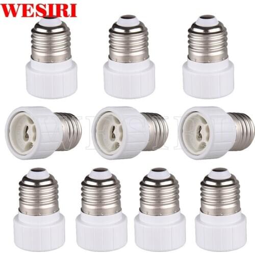 10pcs E27 to GU10 Converter LED Light Lamp Bulb Adapter Adaptor Screw Socket