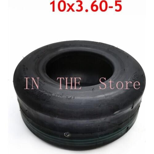 10x3.60-5 Tubeless Tyre 10*3.60-5 Go Kart Vacuum Tire Front Wheel Tire Accessories