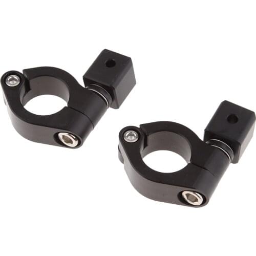 25mm Light Bar Adjustable Mount Brackets Tube Clamp Roof Roll Cage Holder Horizontal Bar Mount Kit for Fog Light Pole