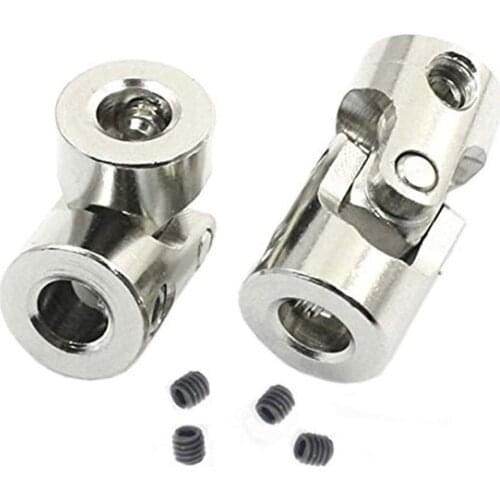 4 Pcs Universal Joint Shaft Coupler Coupling Steering Connector for RC Car Crawler Boat EIG88