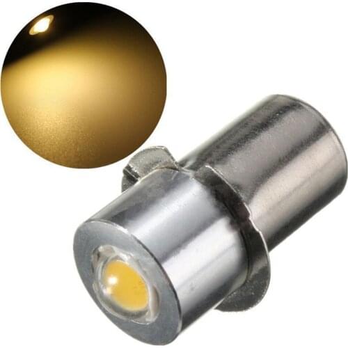 90Lumen DC3-18V P13.5S PR2 1W LED Flashlight For Interior Bike Torch Spot Lamp Bulb High Brightness Warm/Pure White