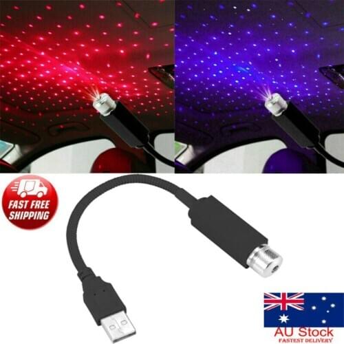 Car Romantic Atmosphere Lamp Car Home Ceiling Projector Star Light USB Night Light LED Party Props