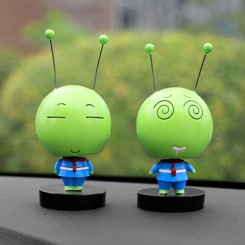 Car Ornament Creative Head Shaking Insects Doll Cute Cartoon Automobiles Interior Decorative Antenna Insects Accessories Gift