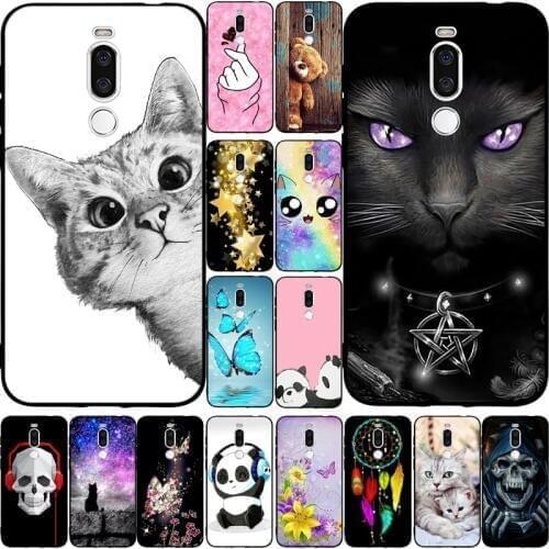 Phone Case For Meizu X8 Case Silicone Cute Cats Cartoon Printed Pattern Back Cover For Meizu X8 Case 6.2 inch Soft TPU Protector