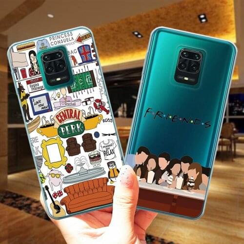 Friends TV Show Central Perk Coffee Silicone Case For Coque Xiaomi Redmi 9 Note 9 Pro Max Note 9S Poco M2 Pro 10X Phone Case