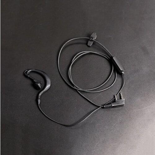 Two Way Radio Earphone Handheld Headset Microphone Walkie Talkie 2 Pin Mic Headset Earpiece For BaoFeng 5r 888s Zastone M7