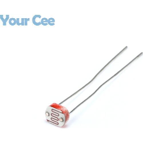 100 pcs 5MM Photoresistor Light Dependent Resistor LDR 5506 Photoelectric Photosensitive Photo Detector Resistance