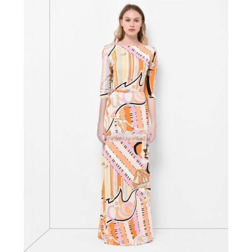 Hot-quality Summer Dress Fashion Beautiful Dress Sexy Slim Fancy Knitted jersey dress