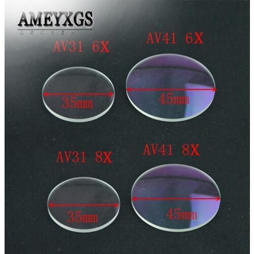 1pc Archery 6X/8X Bow Sight Magnifying Glass Compound Bow Single-pin Sight Lens For Bow And Arrow Hunting Shooting Accessories