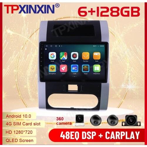 2 Din Carplay Android Radio Receiver Multimedia Stereo For Nissan X-Trail 2007 2008 2009 2010 2011 2012 2013 2014 2015 Head Unit