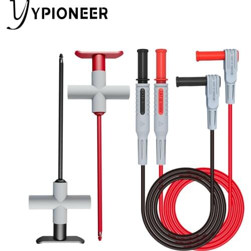 YPioneer P1033A Multimeter Test Lead with Puncture Probe Wire-Piercing Test Clip for Multimeter Testing Automotive Car Repairing