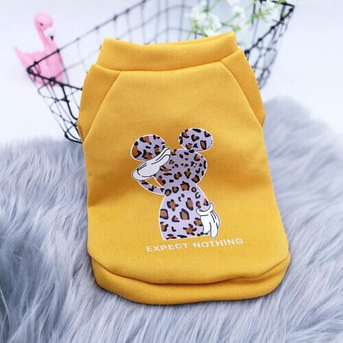 New Style Dogs Clothes Pure Cotton French Bulldog Sweatshirt Warm Cat Sweater Autumn Winter Pet Hoodies Fashion Dog Coat