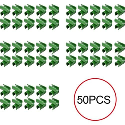 50pcs 8mm Gardening Pillar Vine Climbing Frame Cross Buckle For Plant Care Products Drop Shipping