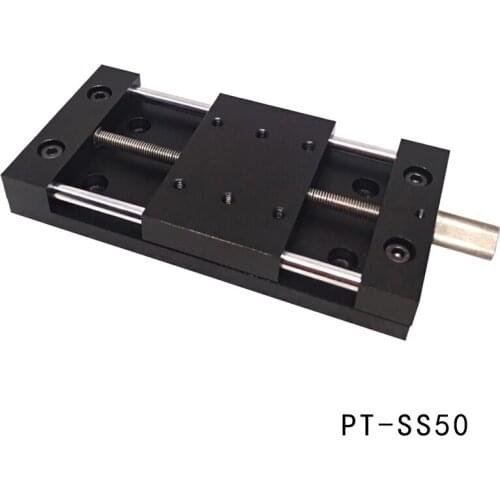 PT-SS50 manual translation table, self-locking, stroke 50mm, table size 40*60 hardness HRC56