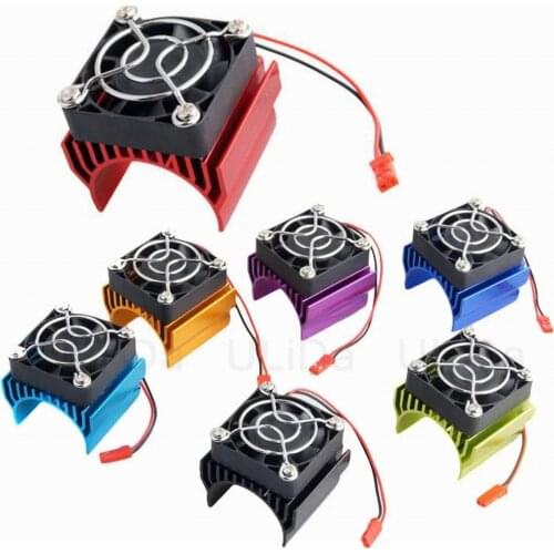 540/550/3650 Motor Heat Sink Cooler Heat Fin 36mm Diameter Radiator/Cooler 4010 DC 5V Cooling Fan for RC Model Car