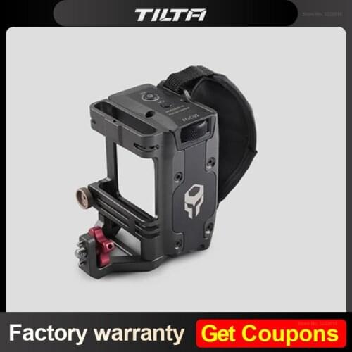 TILTA Side Focus Handle Type III for Sony a7/a9 Canon 5D Panasonic S1 S1H S1R Camera Cage for F970 LP-E6 F550 F570 BatteryHandle