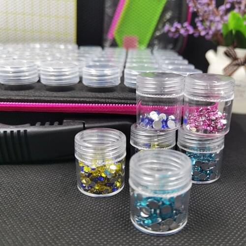 DIY New Brand Diamond Painting Cross Stitch Accessories Embroidery Mosaic Tools Container Bottles Crystal Bead Storage Jar