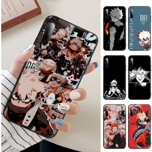 Bakugo BNHA Silicone Cell Phone Case Cover For Samsung A51 A71 A72 A52 A50 A31 A10 A40 A70 A30 S A20 E A11 A01 A21