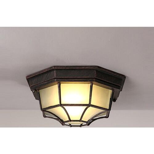 Modern Brief Vintage American Industrial Glass led Ceiling Light Balcony Kitchen Hallway Corridor Home Decor Lighting Fixture