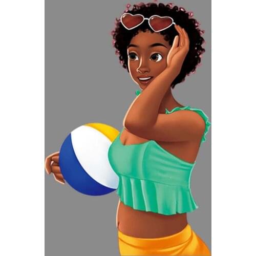 Sport Iron Patch Tops Fashion Heat Transfer Vinyl Diy Appliqued Thermal Patch Volleyball Girl Transfer