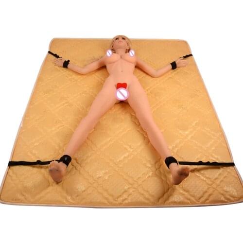 Adult Sex Products Erotic Toys Bed Games BDSM Sex Bondage Set Women Handcuffs Ankle Cuff Restraints Sex Toys For Couples