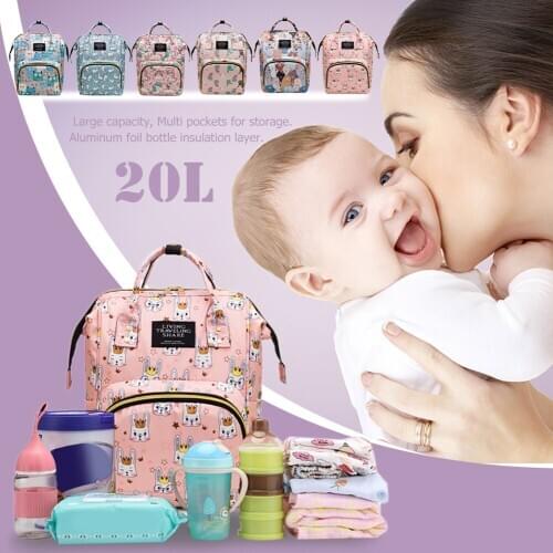 Large Capacity Baby Nappy Stroller Bag Organizer Mummy Maternity Backpack For Travel Fashion Baby Safe Care health