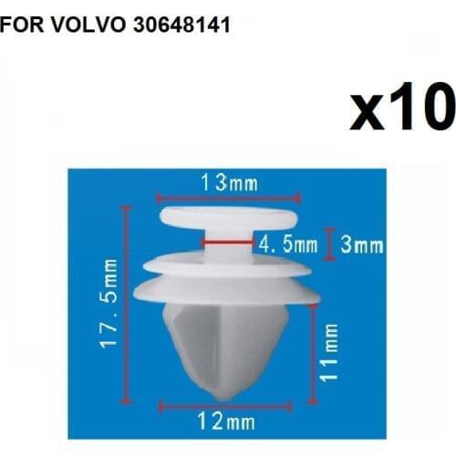 X10 FOR VOLVO FOR Chevrolet For PEUGEOT 206 207 308 406 807 DOOR CARD RETAINING CLIP