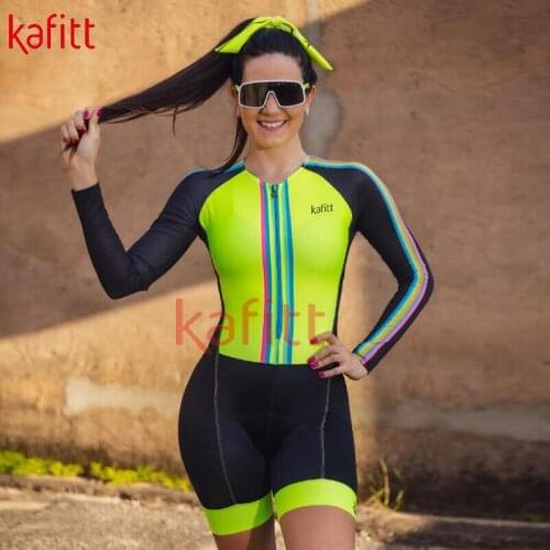 Kafeet ladies new long-sleeved cycling jersey sweatshirt Macaquinho GO mountain biking jersey jumpsuit cycling jersey