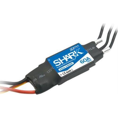 ZTW Shark 60A BEC Waterproof brushless ESC For Boat With Water-cooling System RC boat model