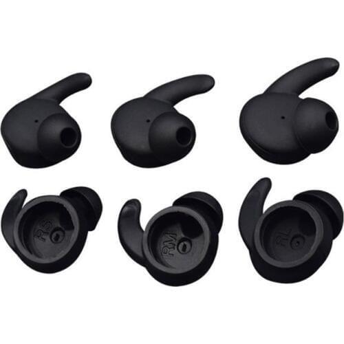3 Pairs Earbuds Cover In-Ear Tips Soft Silicone Skin Earpiece Ear Hook Buds Replacement for Huawei Honor AM61 Sports Bluetooth