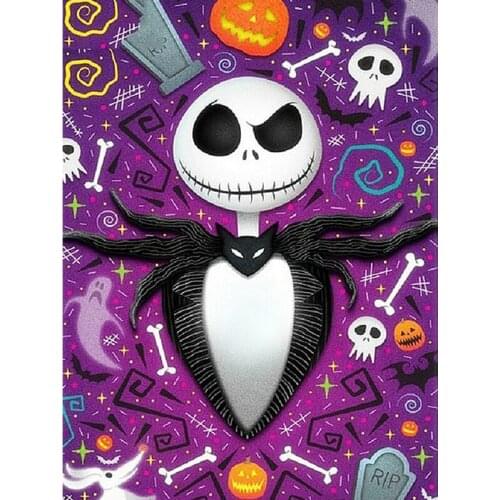 5d Diamond Painting Halloween Diamond Embroidery Full Set Christmas Eve Diamond Mosaic Rhinestone Art Kits