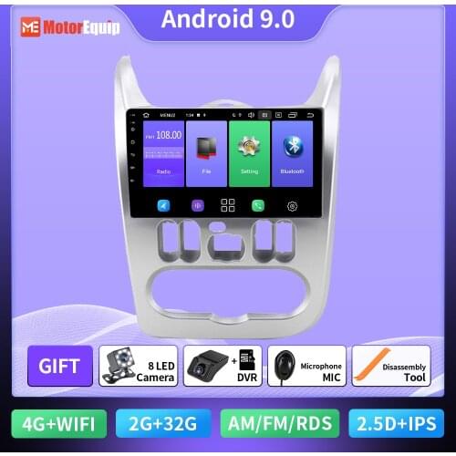 Autoradio For Renault Logan 1 Sandero 2009-2015 For Lada Largus Lergus 2012-2020 For Dacia Duster 2010-2017 Android Radio 4G