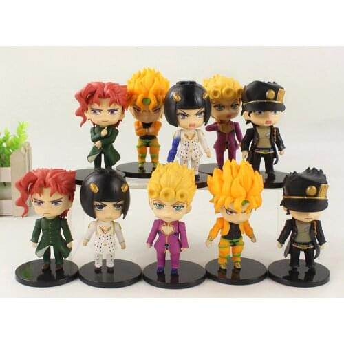 Anime Jojo Bizarre Adventure Figure Kujo Jotaro Figurine Josuke Kakyoin PVC Action Figure Model Toys Christmas Halloween Gifts