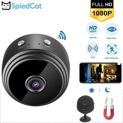 HD 1080P Mini Lens Wireless WiFi IP P2P IR Night Vision Remote Control Suction Recorder Camera Home Baby Security Surveillance