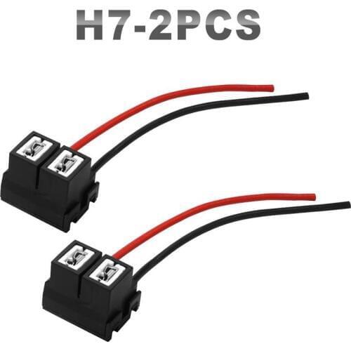 JGAUT 2 Pieces H1 H7 H13 H8 H9 H11 9007 LED Wiring Harness H11 Connector Of Daytime Running Lights Fog Light Headlight