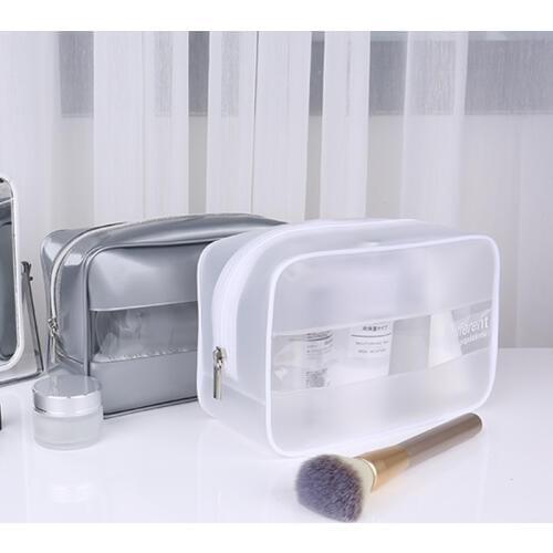 1 pc Women Clear Cosmetic Bags PVC Beauty Case Make Up Bag Large Travel Makeup Organizer Bag Necessaire Feminina