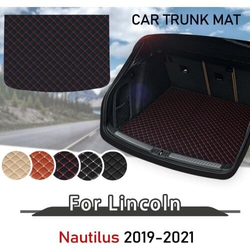 For Lincoln Nautilus 2019 2020 2021 Car Trunk Mat Rear Trunk Floor Mat Tray Carpet Cargo Liner floor mat Accessories