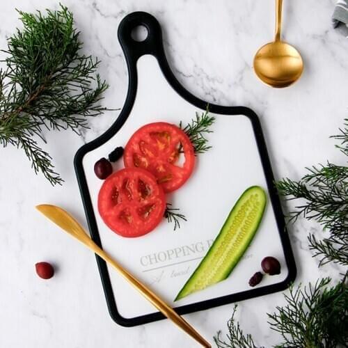 Kitchen Cutting Boards PP Home Small Chopping Board Double Sides Fruit Vegetable Non-slip Frosted Chopping Blocks Accessories