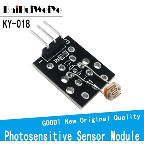 KY018 3pin Optical Sensitive Resistance Light Detection Photosensitive Sensor Module for arduino DIY Kit KY-018