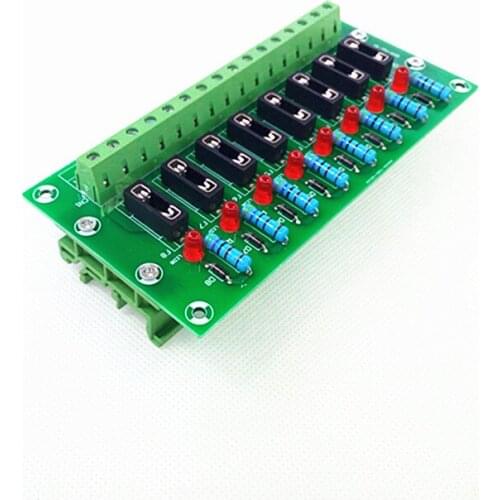 Fuse Module,8 Position Fuse Panel Mount Power Distribution Module Board