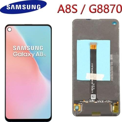 Original AMOLED LCD For Samsung Galaxy A8S G8870 G887FZ LCD Display Screen replacement Digitizer For SAMSUNG A9 Pro 2019 LCD