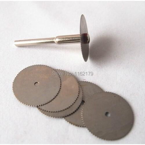 Woodworking saw blade diameter 22mm 7pcs/lot Cutting discs with 3MM Connecting rod kit Cutting wood and plastic free shipping