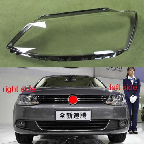 For Volkswagen Jetta (Sagitar) 2012 2013 2014 2015 2016 2017 2018 Headlamp Transparent Lampshade Headlight Shell Cover Lens Mask