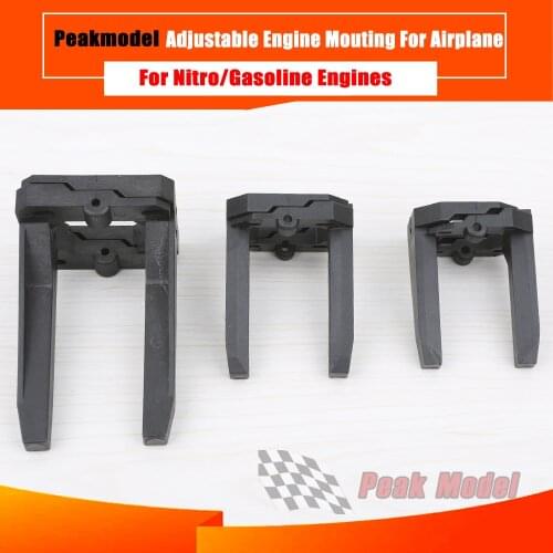 20-180 Class Adjustable Engine Mout Bracket Movable Holder Black For Airplane