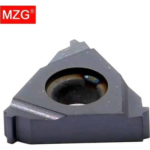 MZG ACME 16IR10 ZP680 CNC External Threading Tools Indexable Cement Tungsten Carbide Screw Thread Inserts for Steel Processing